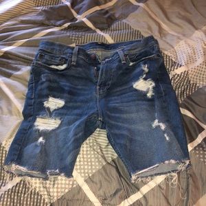 Hollister Size 30 Distressed Jean Shorts